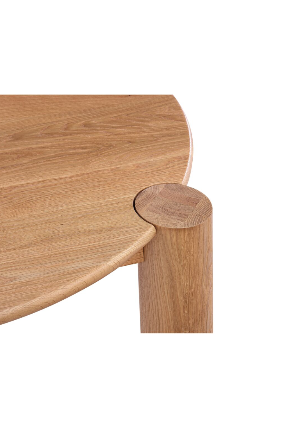 Modern European furniture - 3-Legged Solid Oak Coffee Table - www.oroa.com | Oroa.com