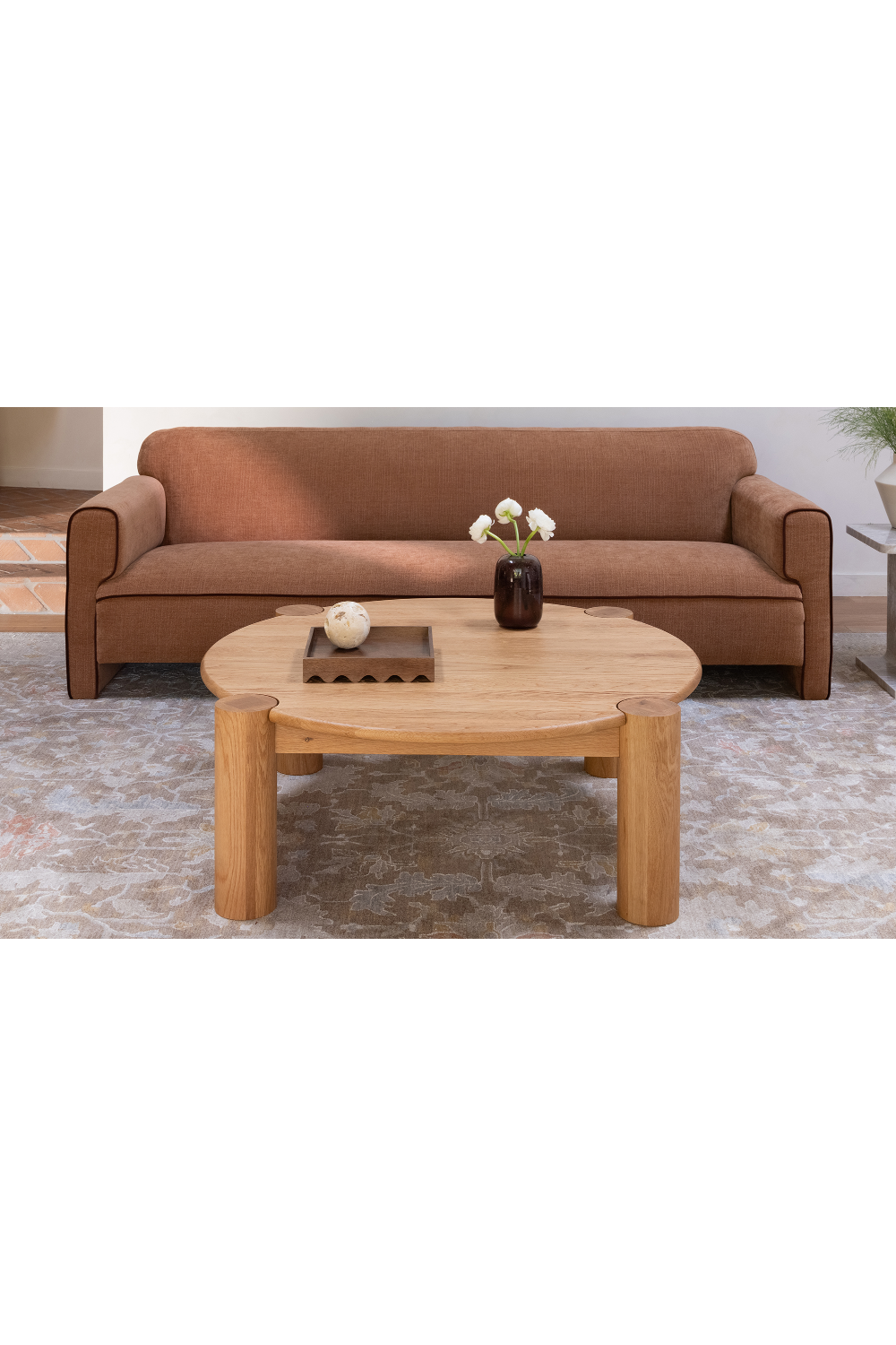 Modern European furniture - 3-Legged Solid Oak Coffee Table - www.oroa.com | Oroa.com