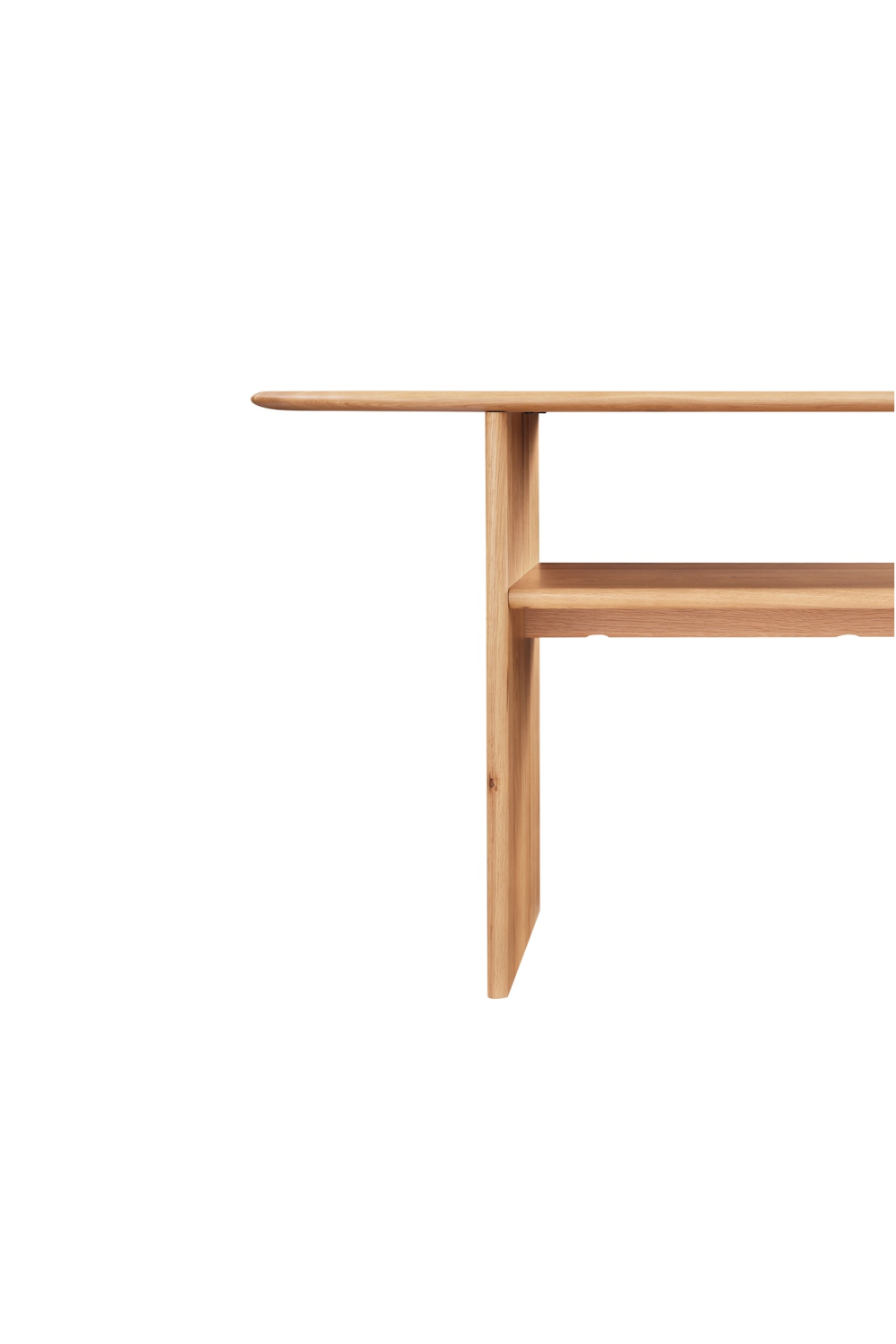 Solid Natural Oak Console Table | Novi Living Ruby | Oroa.com