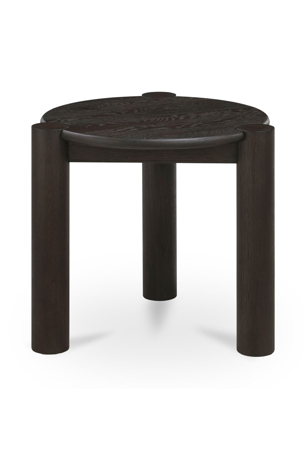 Modern European furniture - 3-Legged Solid Oak Side Table - www.oroa.com | Oroa.com