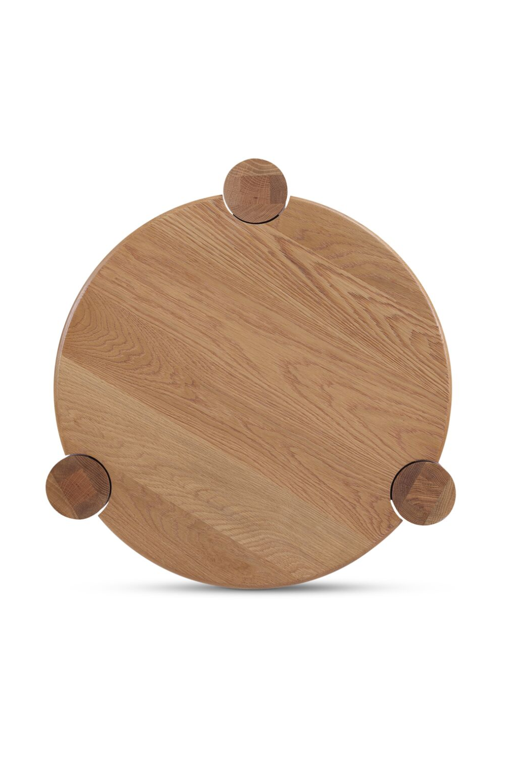 3-Legged Solid Oak Side Table | Novi Living Jack | Oroa.com