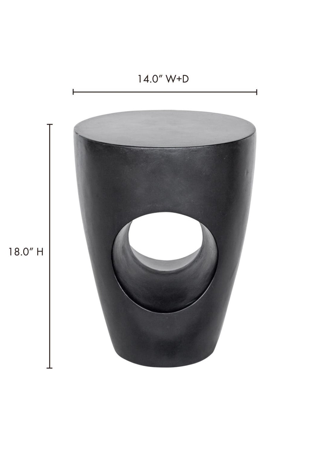 Modern European furniture - Round Cutout Indoor/Outdoor Stool - www.oroa.com | Oroa.com