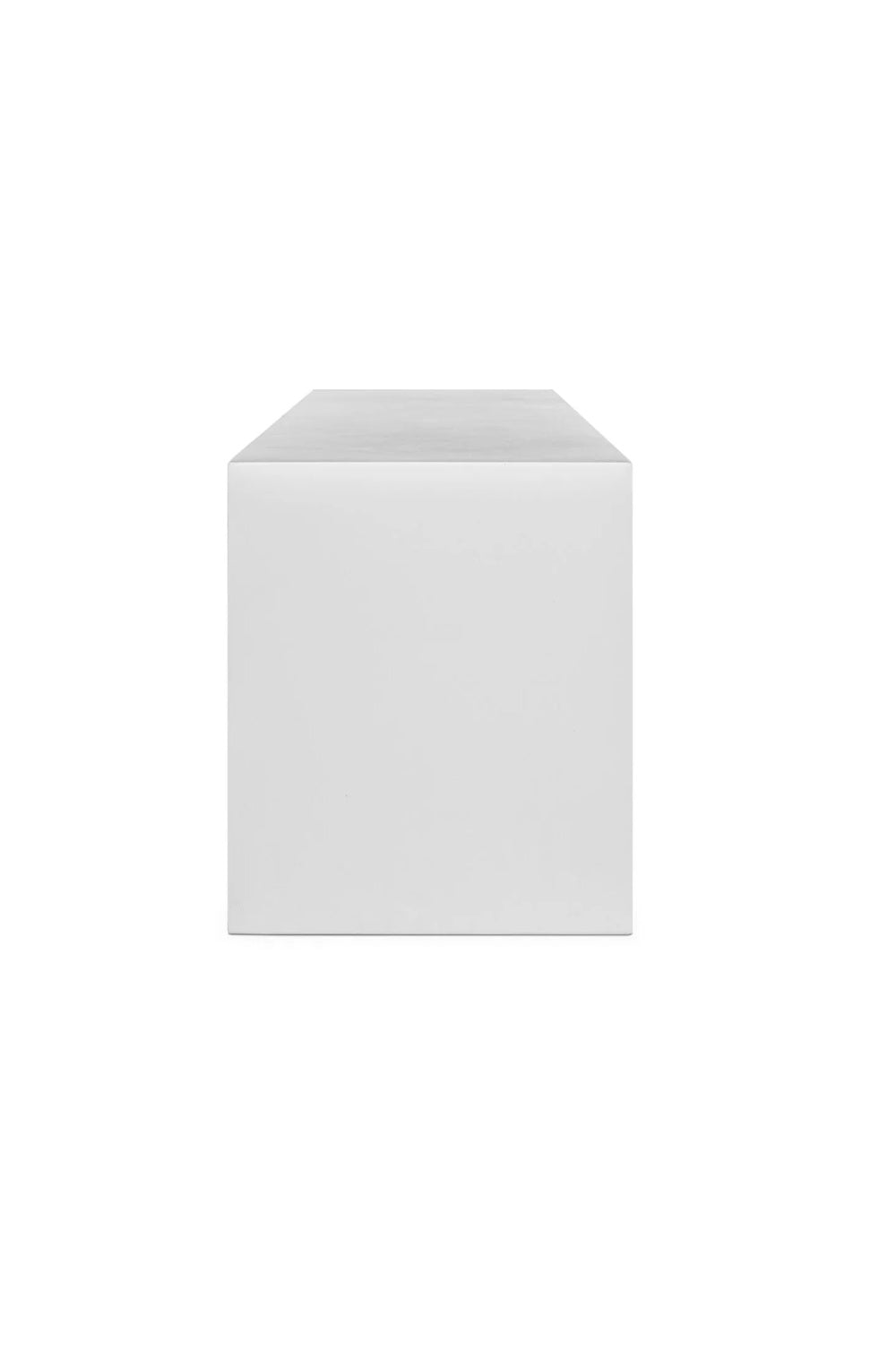 Modern European furniture - White Concrete Outdoor Bench - www.oroa.com