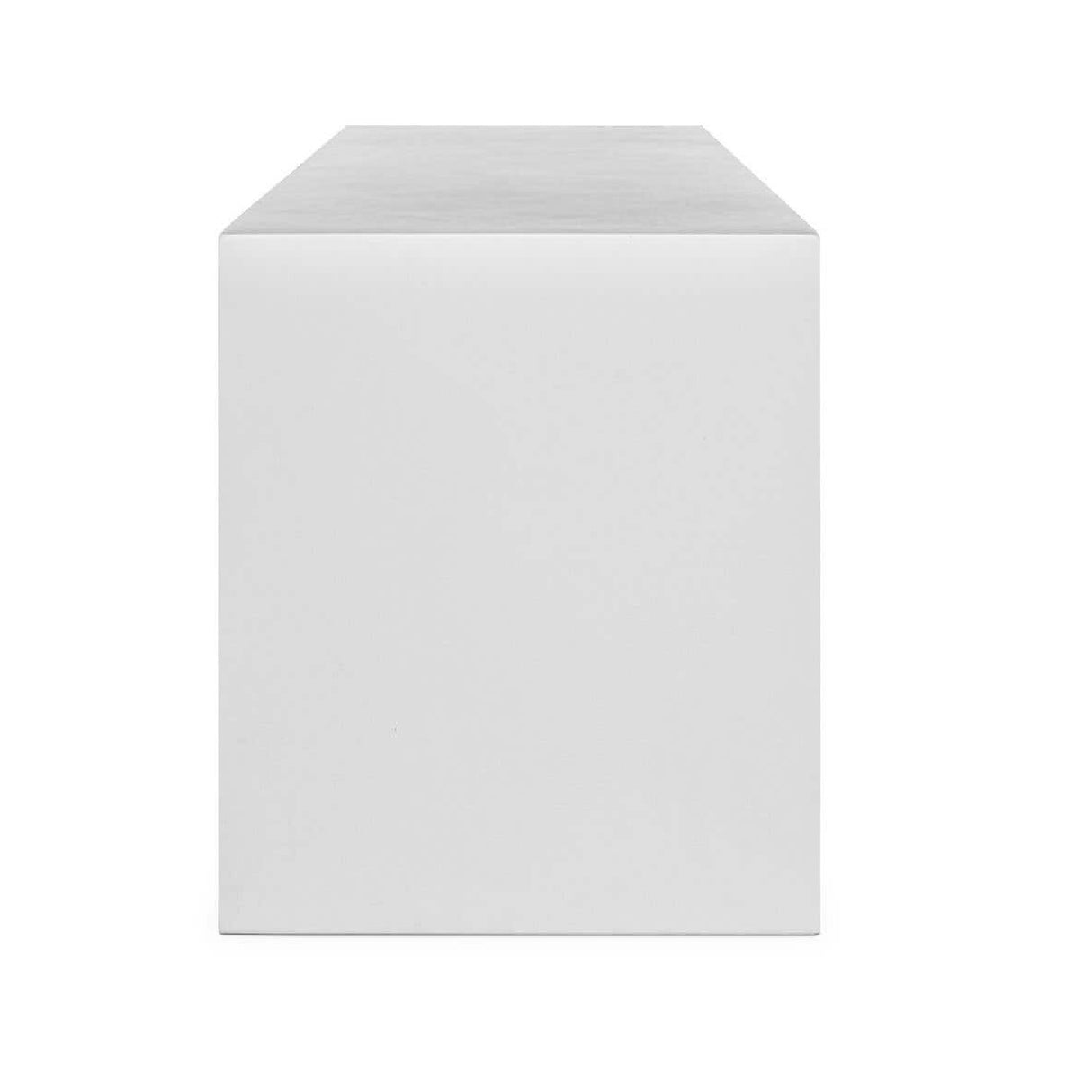 Modern European furniture - White Concrete Outdoor Bench - www.oroa.com | Oroa.com