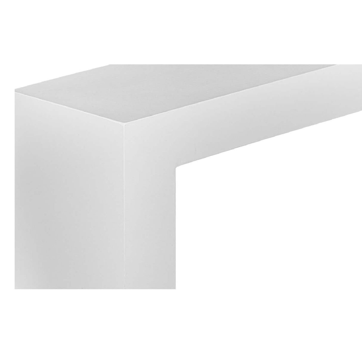 Modern European furniture - White Concrete Outdoor Bench - www.oroa.com | Oroa.com