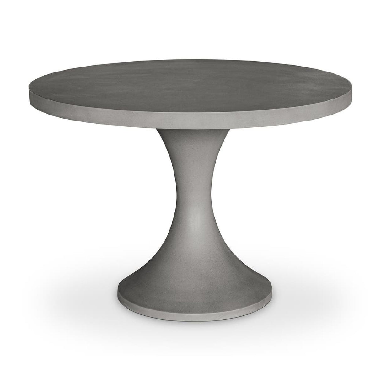 Modern European furniture - Gray Pedestal Outdoor Dining Table - www.oroa.com | Oroa.com