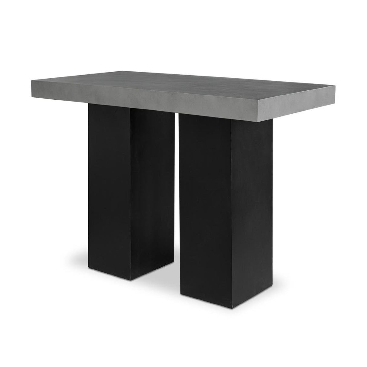 Modern European furniture - Gray Concrete Outdoor Bar Table - www.oroa.com | Oroa.com