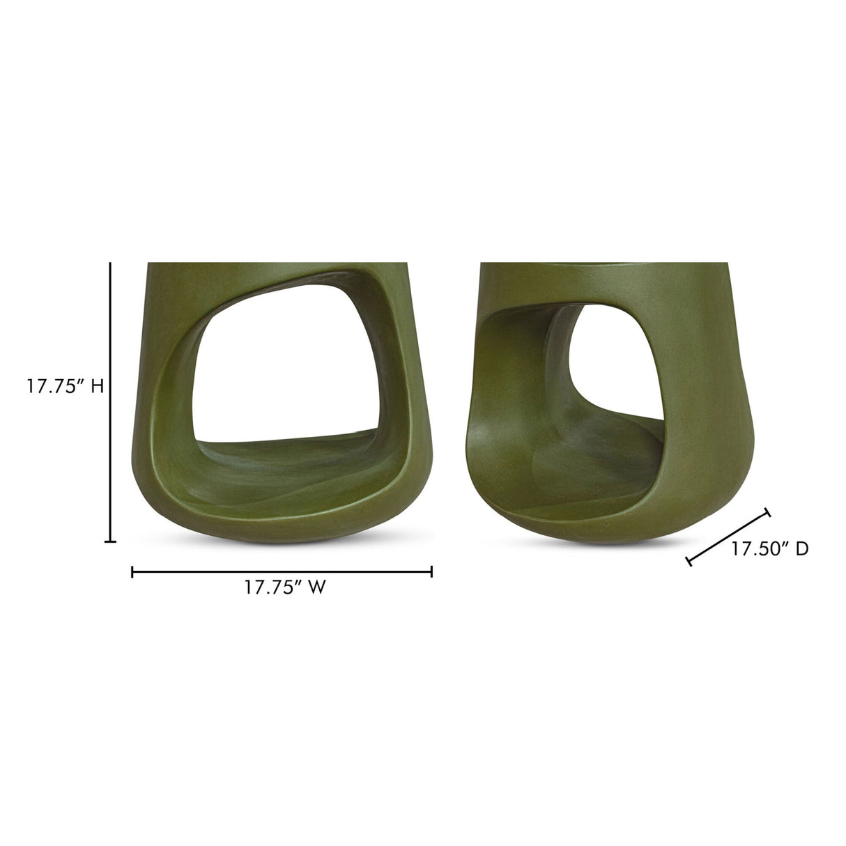 Modern European furniture - Monolithic Concrete Indoor/Outdoor Stool - www.oroa.com | Oroa.com