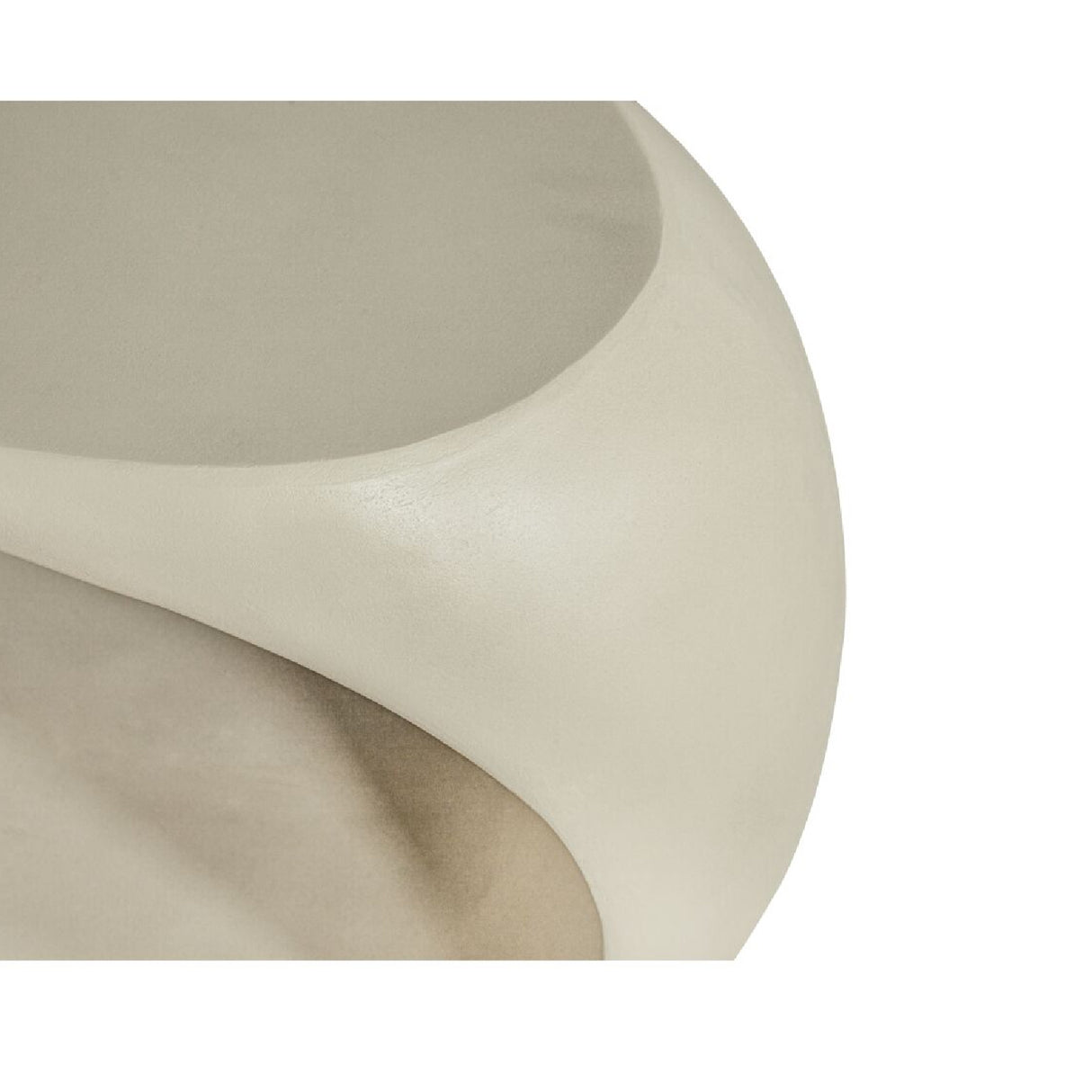 Carved Concrete Indoor/Outdoor Stool | Novi Living Albers | Oroa.com