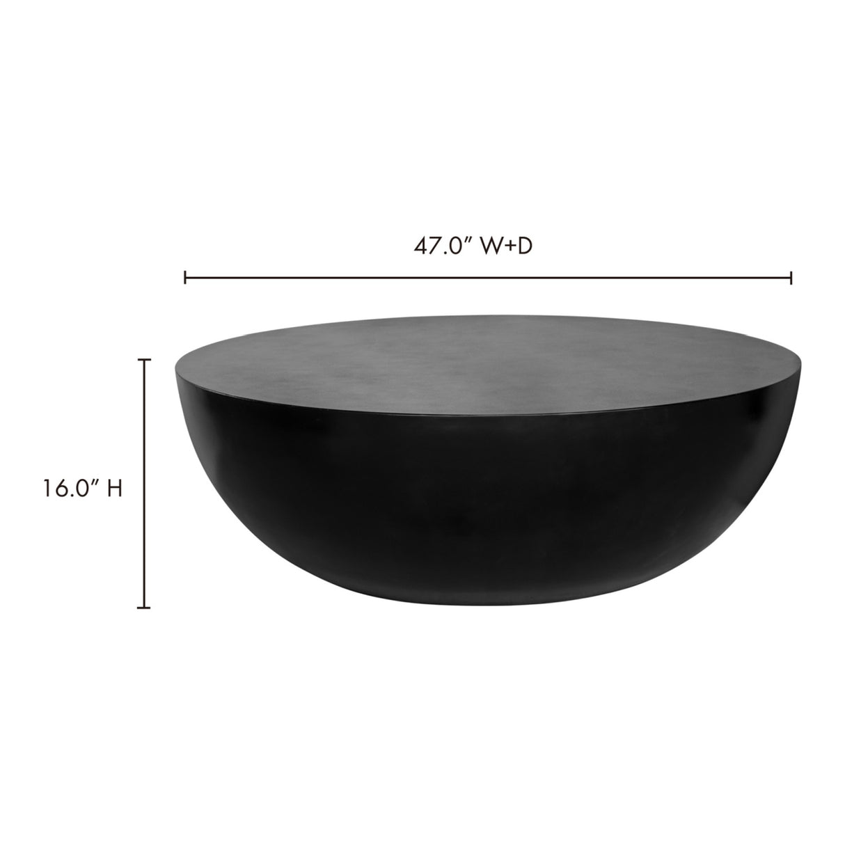 Modern European furniture - Bowl-Shaped Indoor/Outdoor Coffee Table - www.oroa.com | Oroa.com