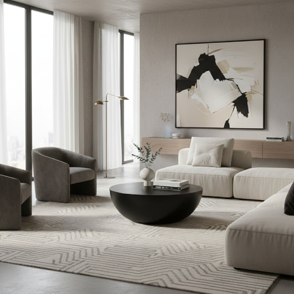 Modern European furniture - Bowl-Shaped Indoor/Outdoor Coffee Table - www.oroa.com | Oroa.com