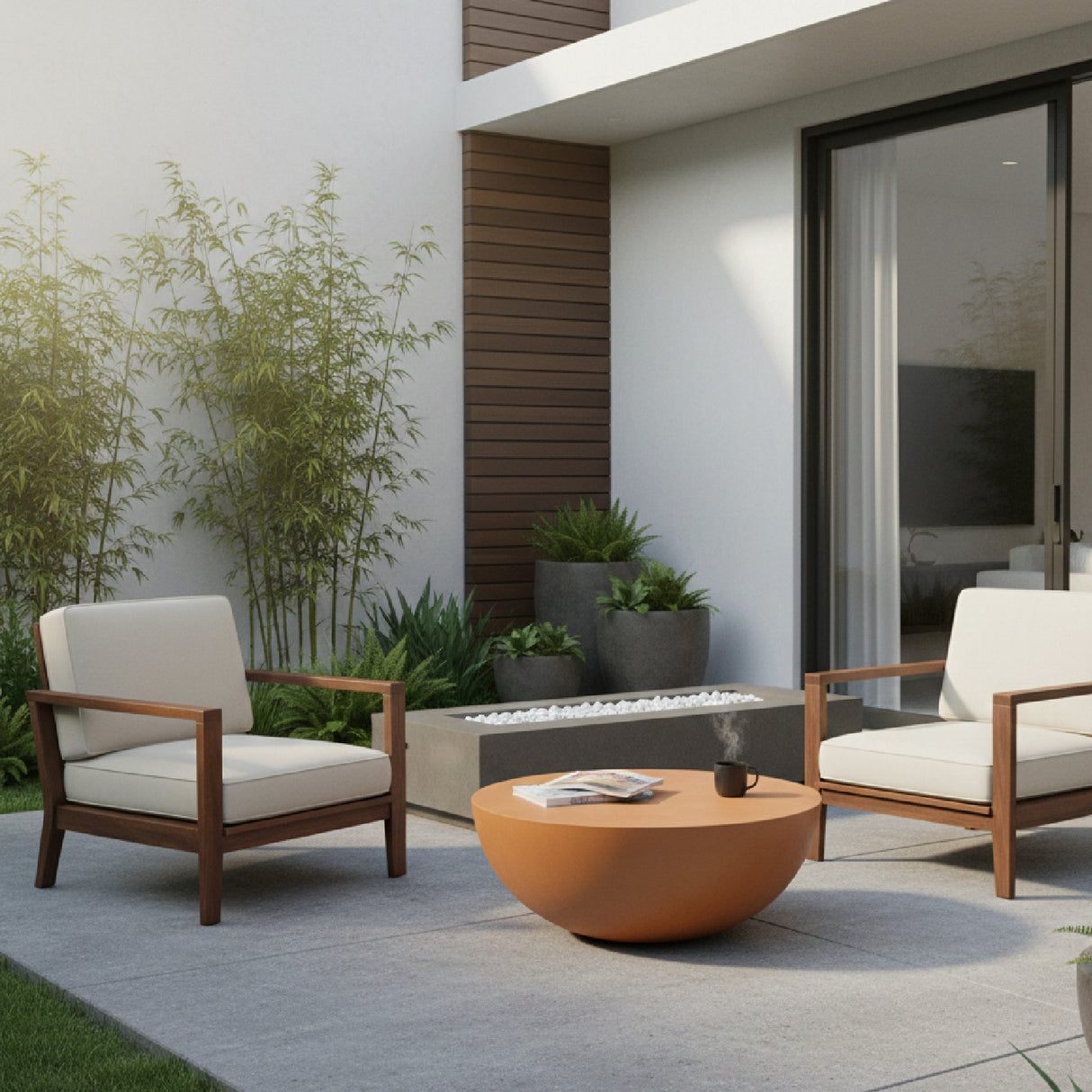 Modern European furniture - Bowl-Shaped Indoor/Outdoor Coffee Table - www.oroa.com | Oroa.com