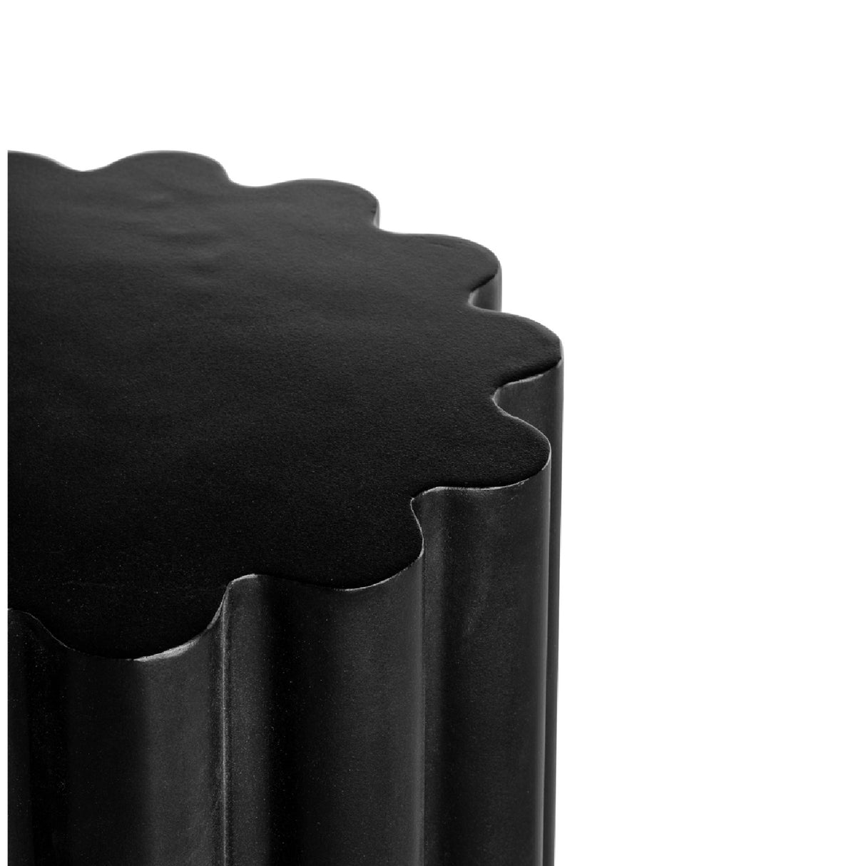 Modern European furniture - Scalloped Indoor/Outdoor Accent Table - www.oroa.com