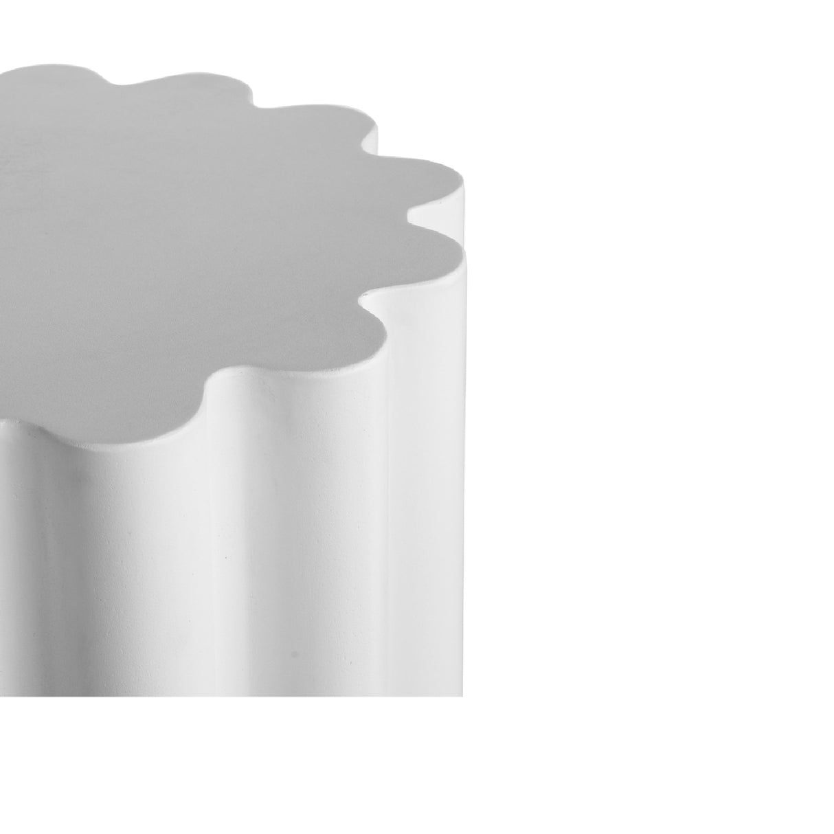 Modern European furniture - Scalloped Indoor/Outdoor Accent Table - www.oroa.com