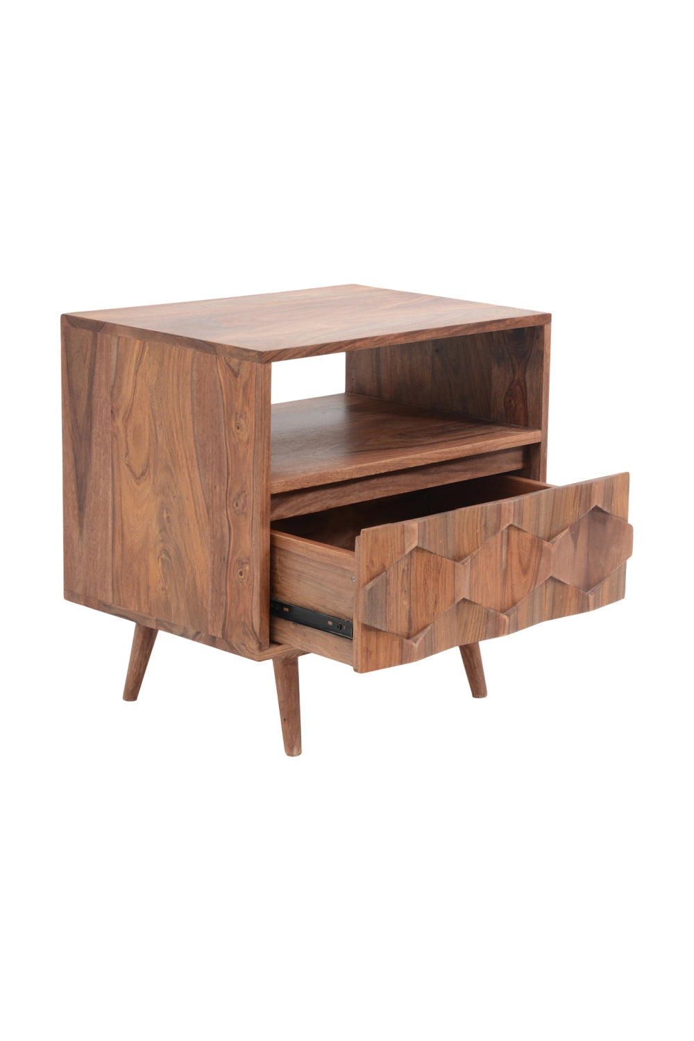 Modern European furniture - Natural Wood Nightstand - www.oroa.com | Oroa.com