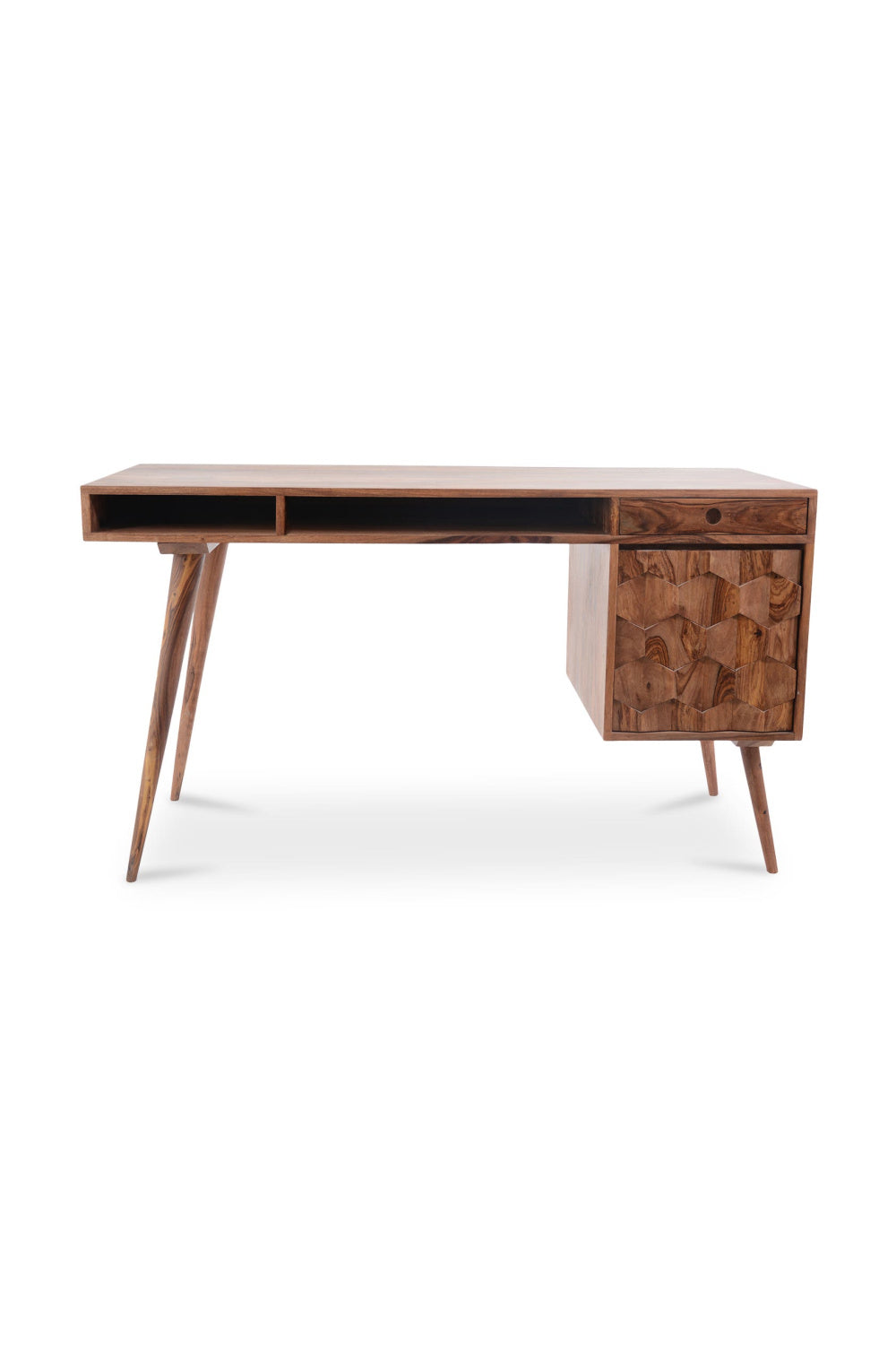 Modern European furniture - Sheesham Wood 2-Drawer Desk - www.oroa.com | Oroa.com