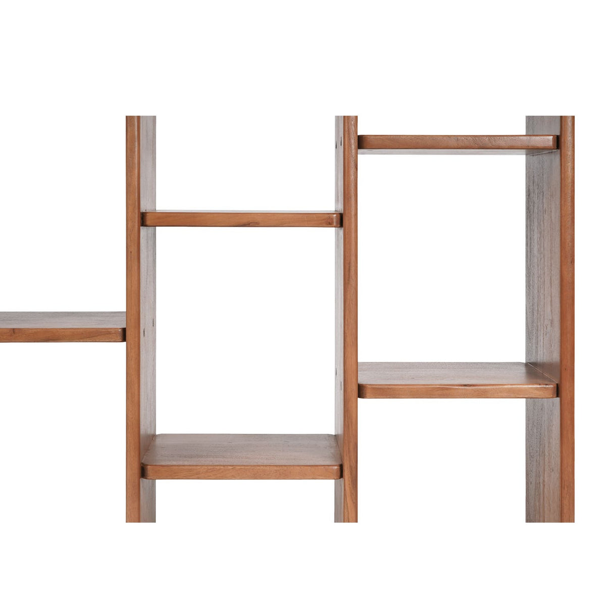 Modern European furniture - Solid Acacia 12-Shelf Bookcase - www.oroa.com