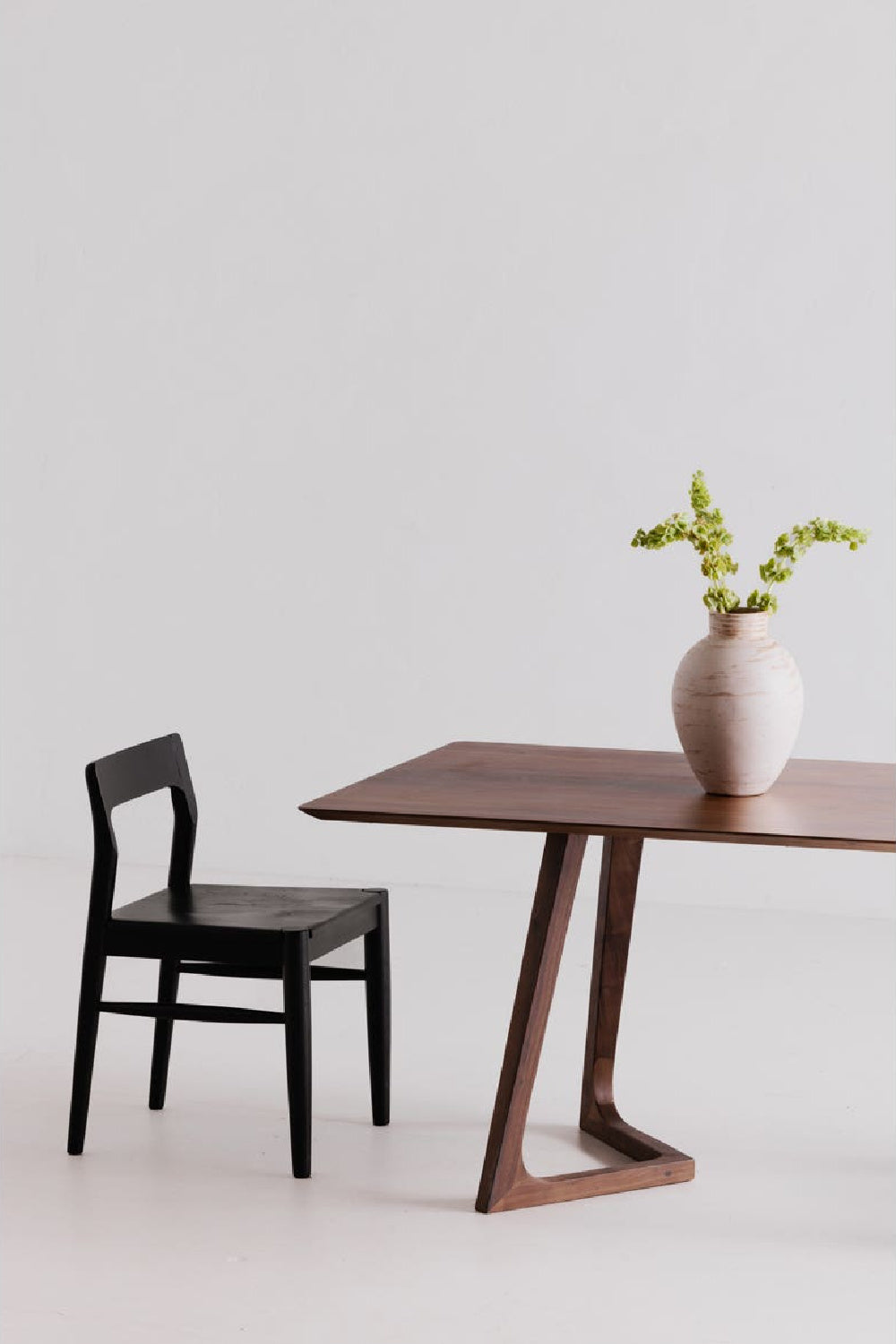 Modern European furniture - Solid Walnut Rectangular Dining Table - www.oroa.com