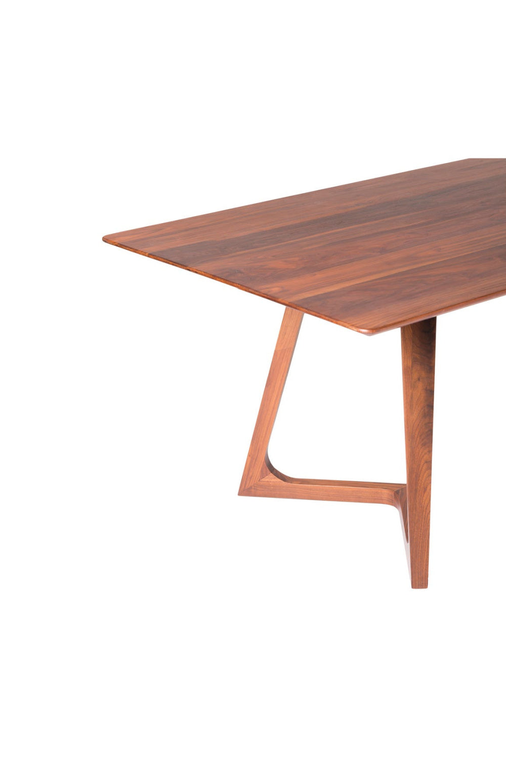 Modern European furniture - Solid Walnut Rectangular Dining Table - www.oroa.com