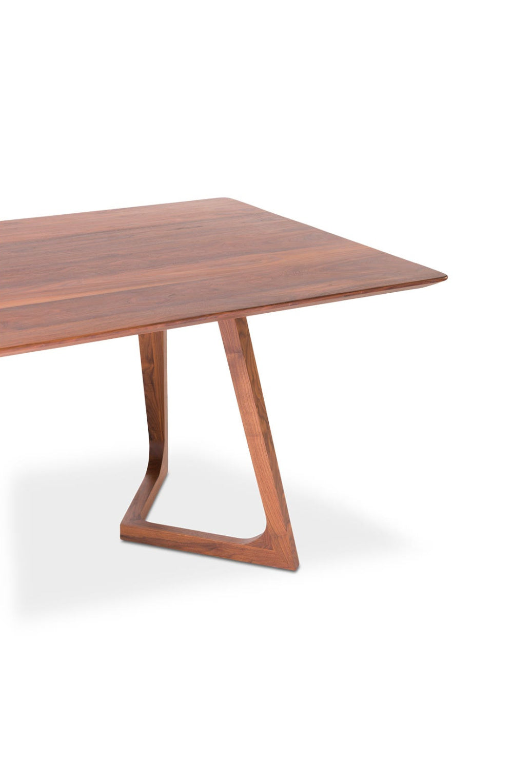 Modern European furniture - Solid Walnut Rectangular Dining Table - www.oroa.com