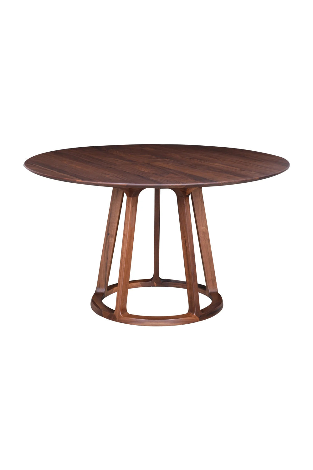 Modern European furniture - Walnut Round Dining Table - www.oroa.com | Oroa.com