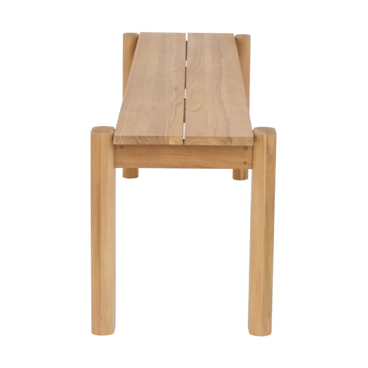 Modern European furniture - Natural Teak Outdoor Dining Bench - www.oroa.com | Oroa.com