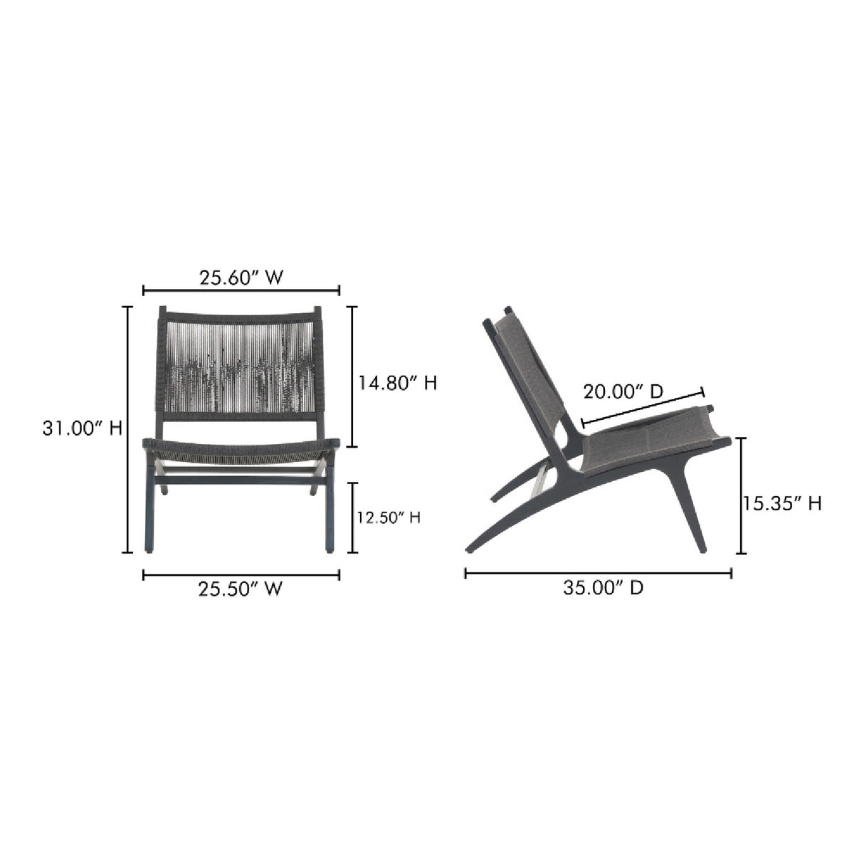 Modern European furniture - Wicker Outdoor Lounge Chair - www.oroa.com | Oroa.com