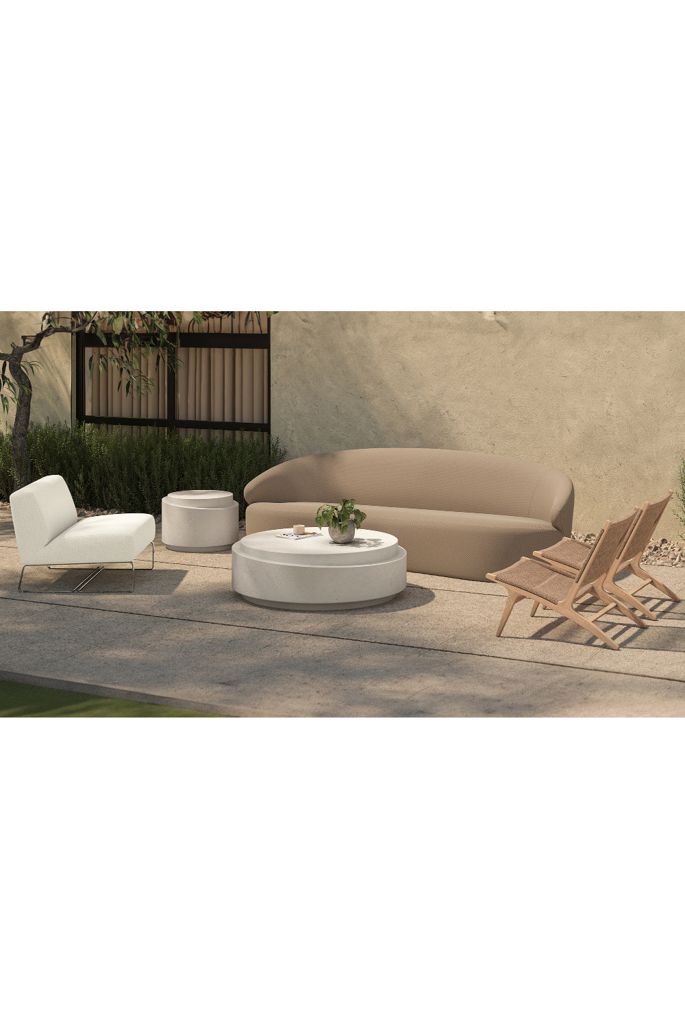 Wicker Outdoor Lounge Chair | Novi Living Palma | Oroa.com