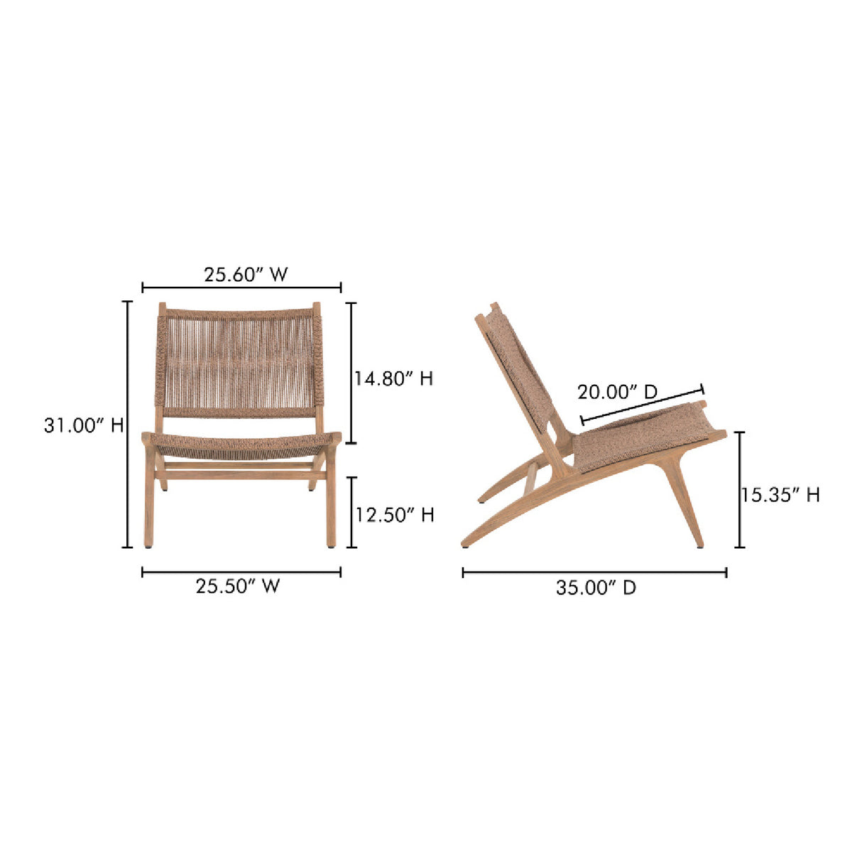 Modern European furniture - Wicker Outdoor Lounge Chair - www.oroa.com | Oroa.com