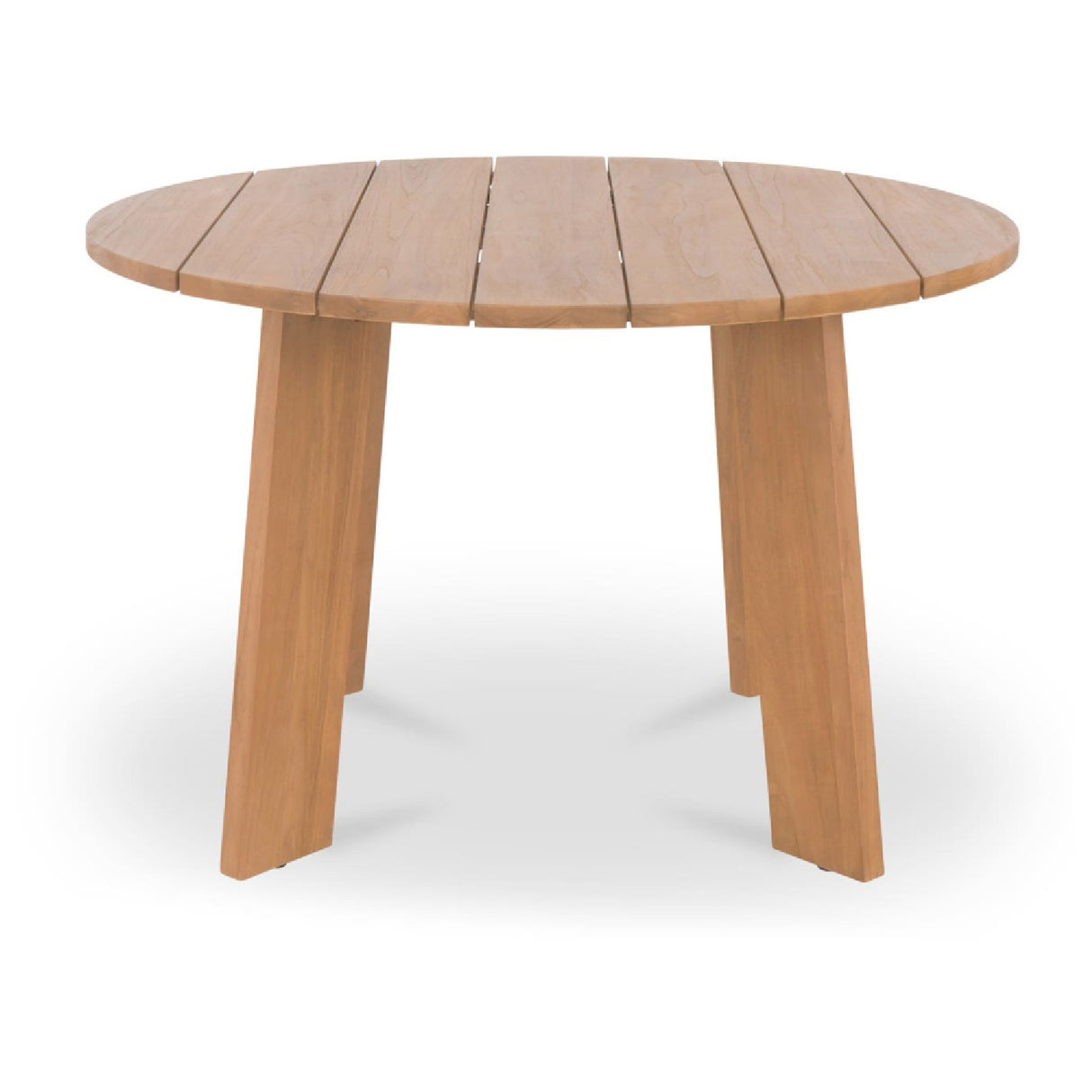Modern European furniture - Slatted Teak Outdoor Dining Table - www.oroa.com | Oroa.com