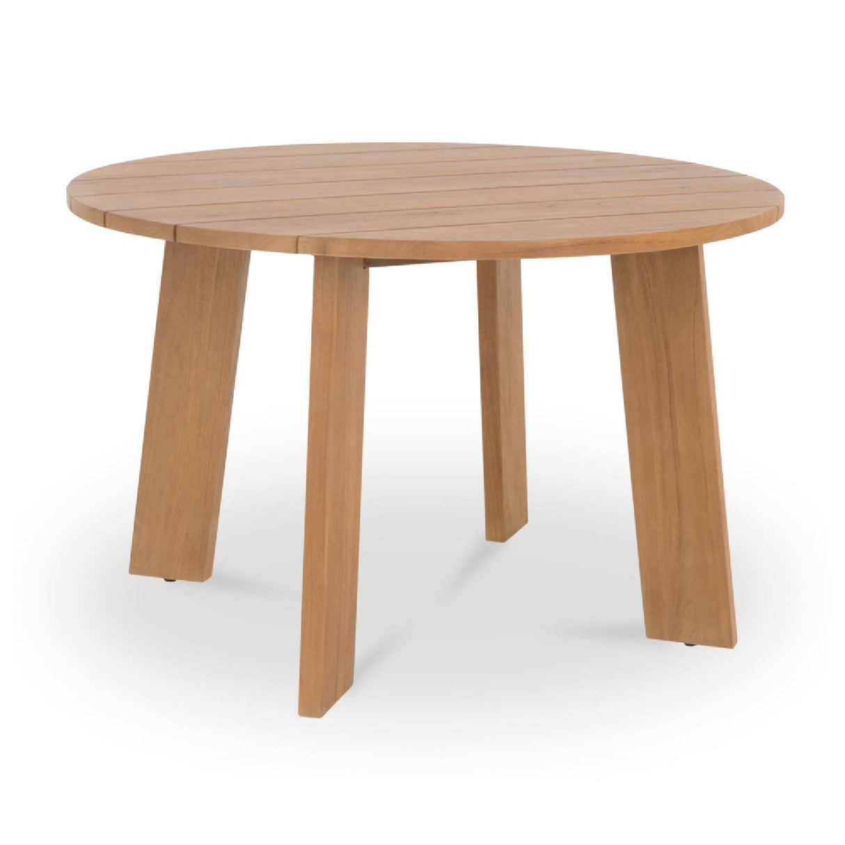 Modern European furniture - Slatted Teak Outdoor Dining Table - www.oroa.com | Oroa.com