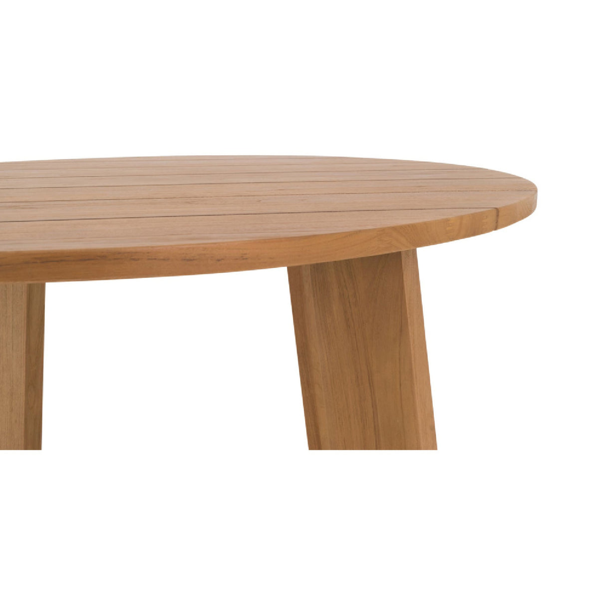 Modern European furniture - Slatted Teak Outdoor Dining Table - www.oroa.com | Oroa.com