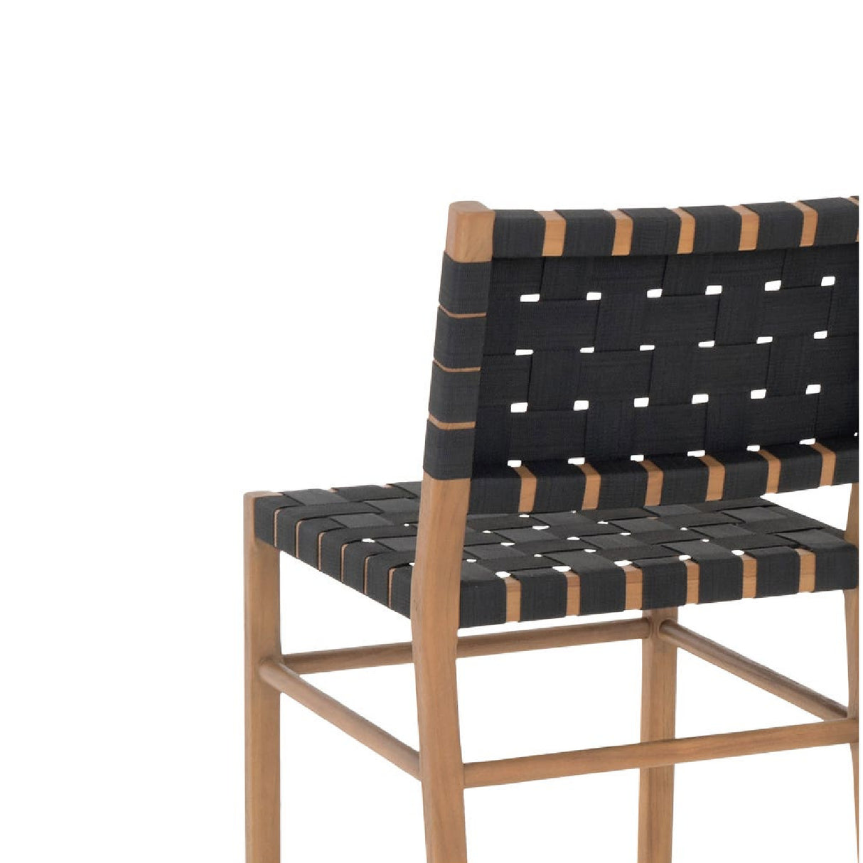 Modern European furniture - Black Woven Outdoor Dining Chair - www.oroa.com | Oroa.com