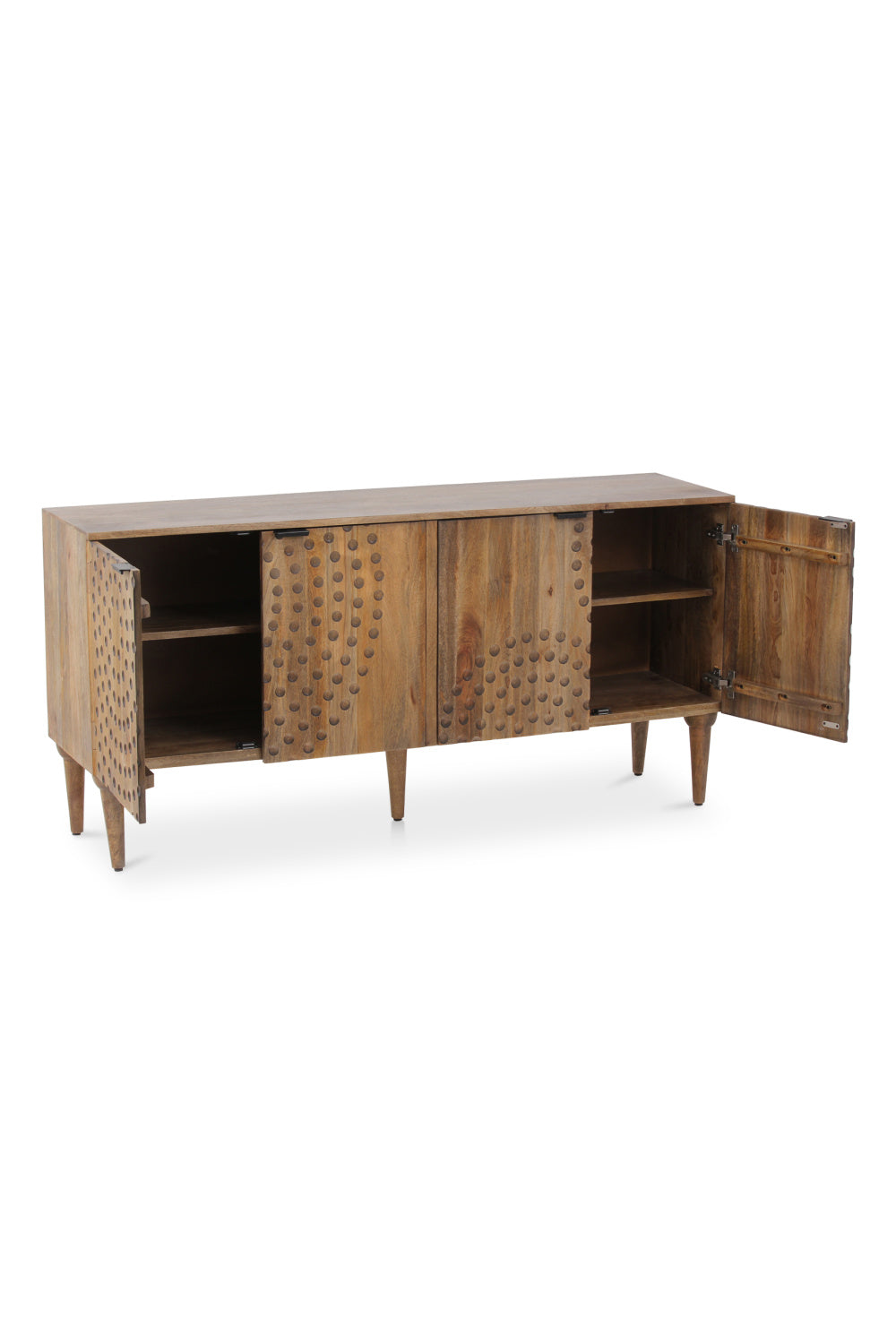 Modern European furniture - Carved Wooden 4-Door Sideboard - www.oroa.com