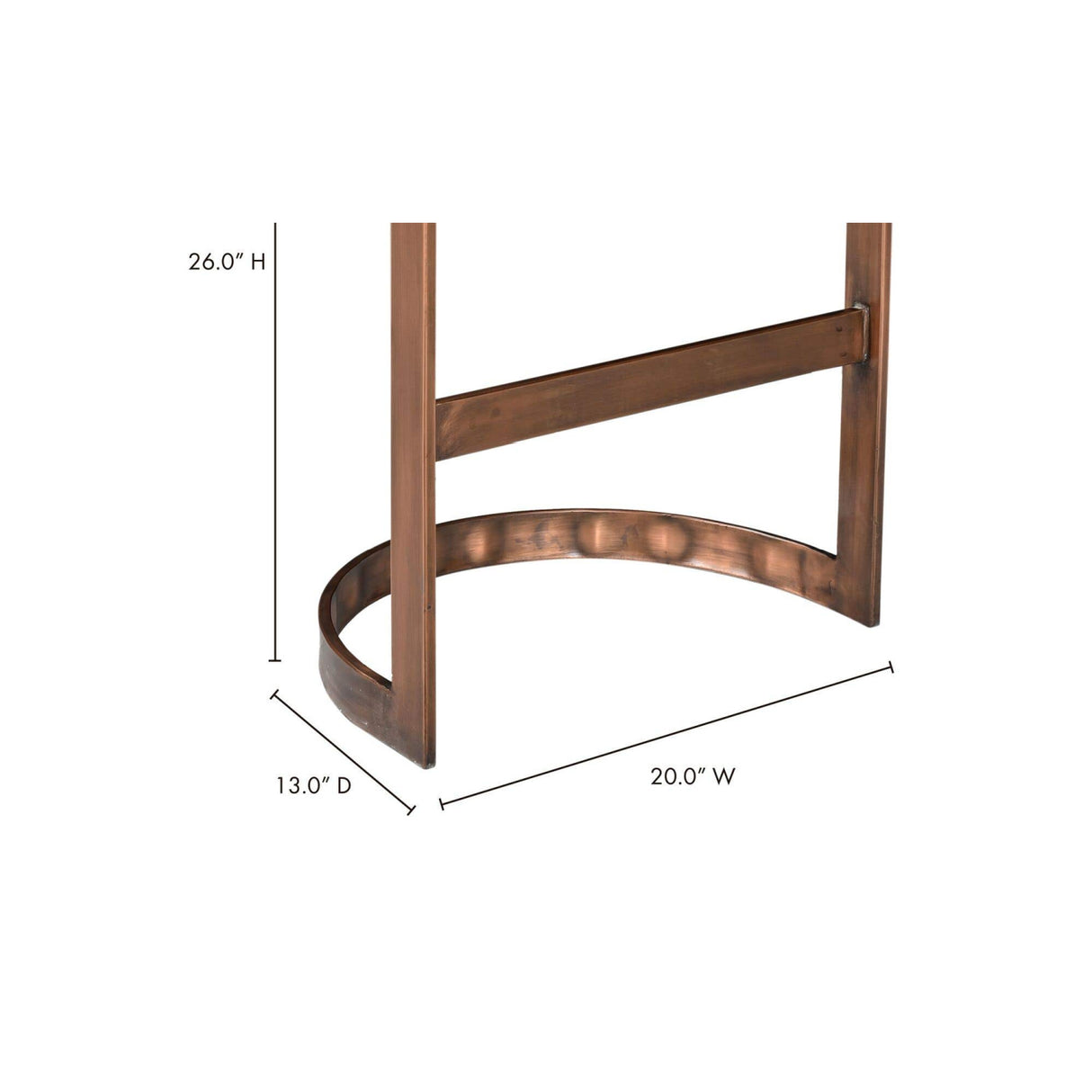 Modern European furniture - Wooden Seat Counter Stool - www.oroa.com