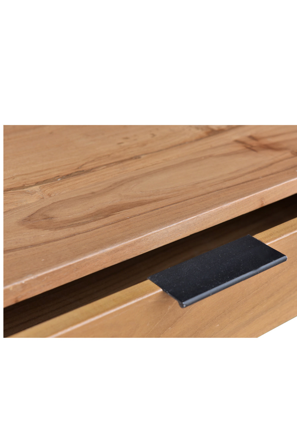 Modern European furniture - Teak & Iron Side Table - www.oroa.com