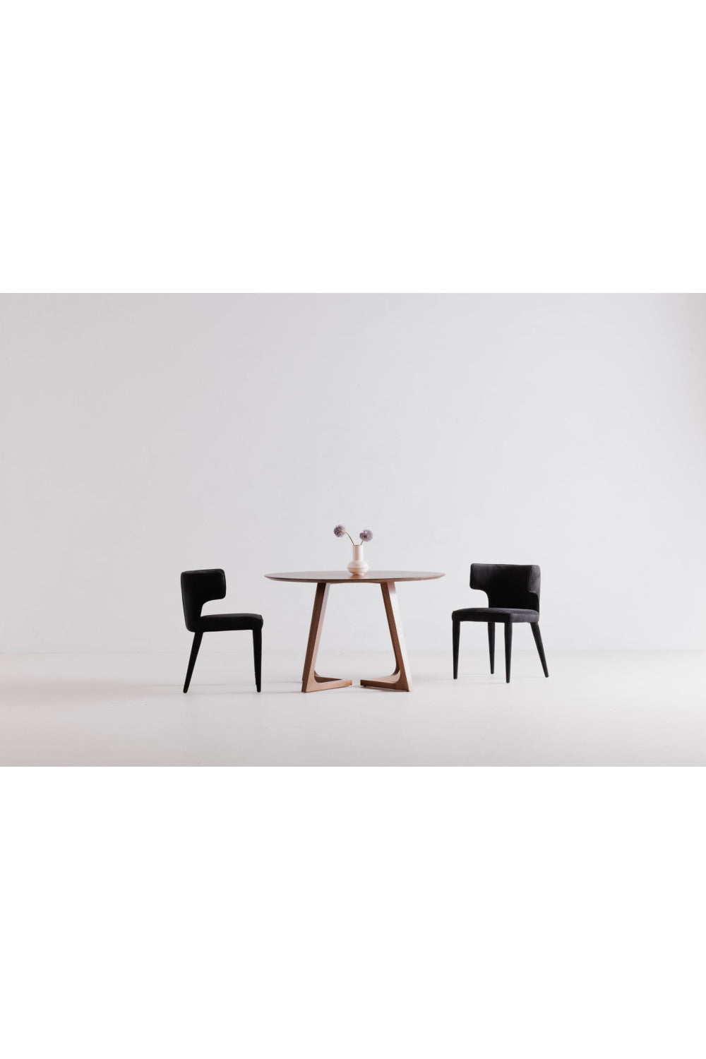 Modern European furniture - Black Upholstered Dining Chair - www.oroa.com | Oroa.com