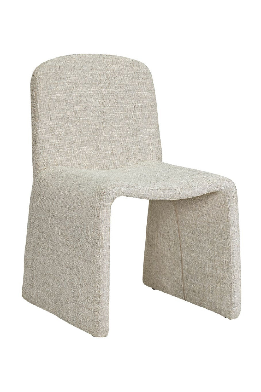 Modern European furniture - Beige Monolithic Dining Chair - www.oroa.com | Oroa.com