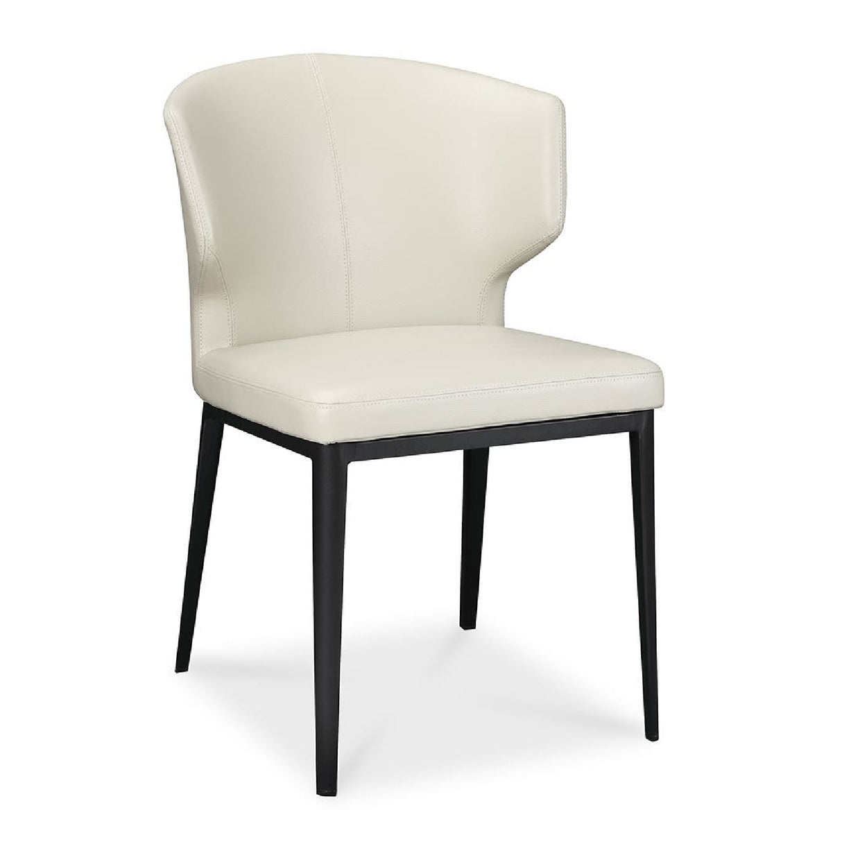 Modern European furniture - Vegan Leather Dining Chair Set (2) - www.oroa.com | Oroa.com
