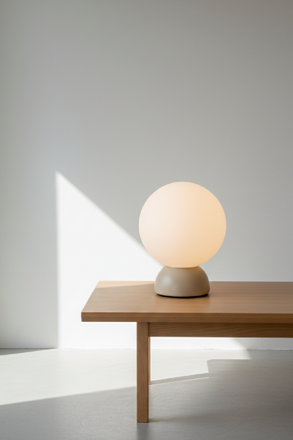 Modern European furniture - Opal Glass Globe Table Lamp - www.oroa.com | Oroa.com