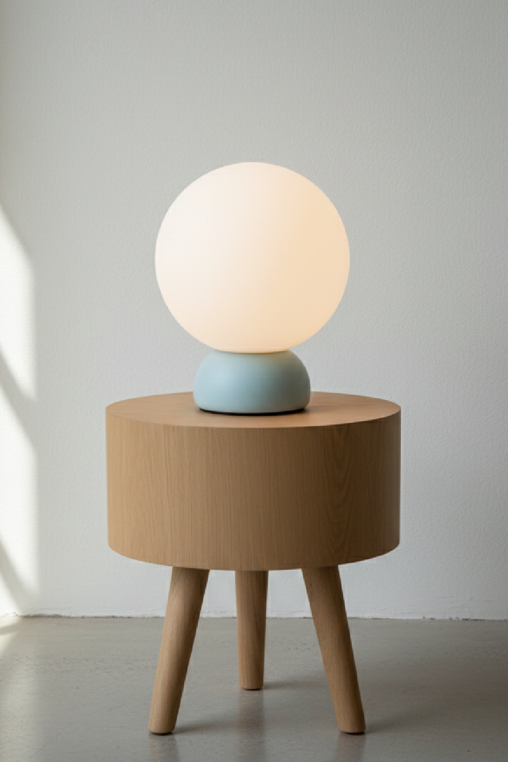 Modern European furniture - Opal Glass Globe Table Lamp - www.oroa.com | Oroa.com