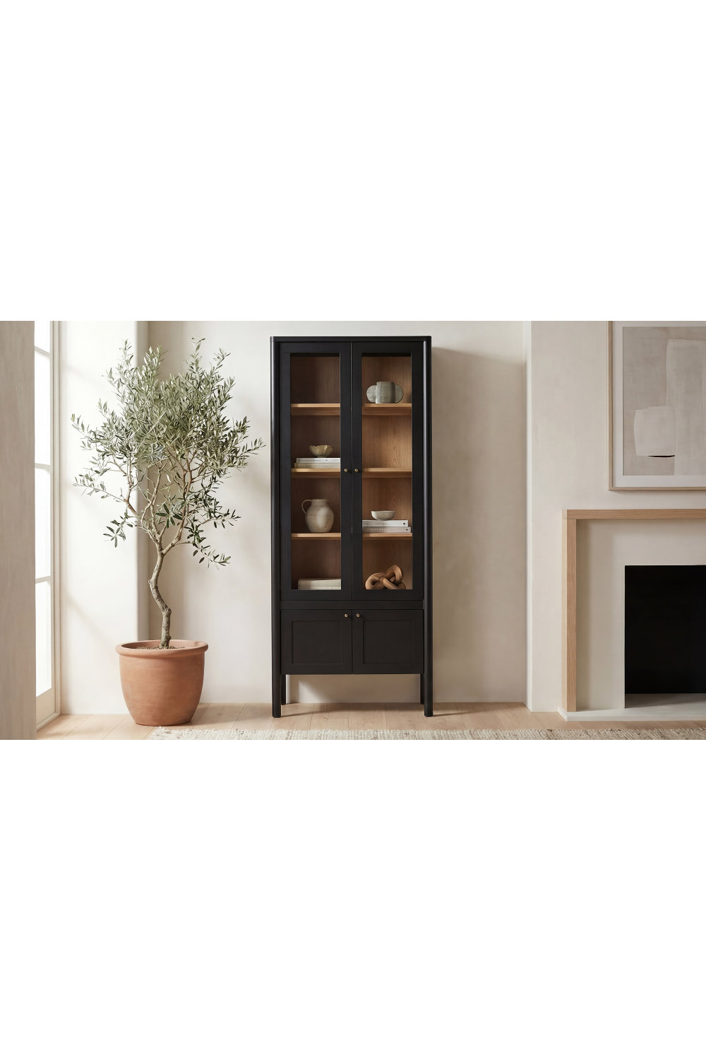 Modern European furniture - Solid Pine Cabinet - www.oroa.com | Oroa.com
