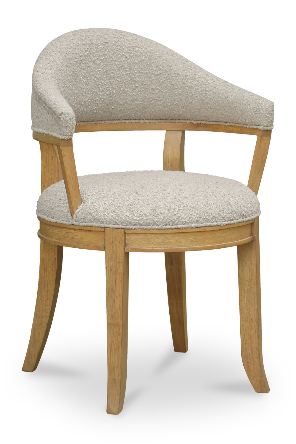 Modern European furniture - Wire-brushed Rubberwood Dining Chair - www.oroa.com | Oroa.com