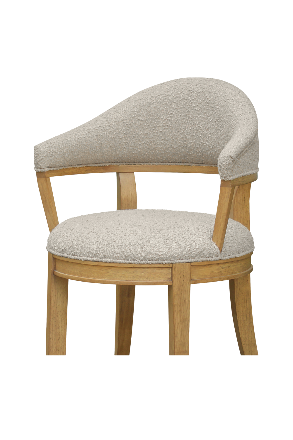 Modern European furniture - Wire-brushed Rubberwood Dining Chair - www.oroa.com | Oroa.com