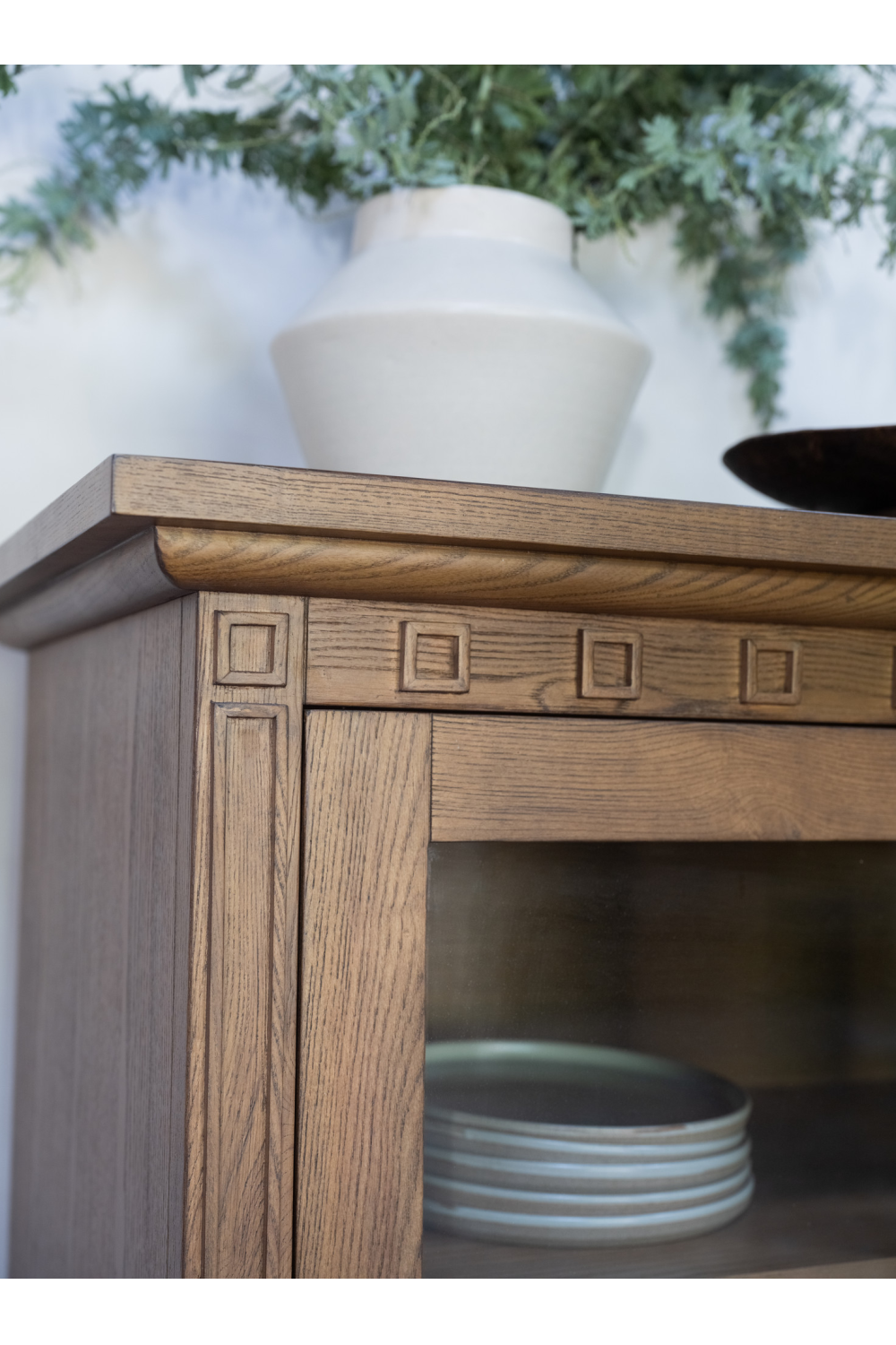 Brown Ash 4-Door Sideboard | Novi Living Lillian | Oroa.com