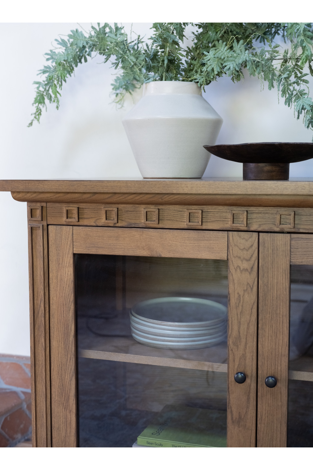 Modern European furniture - Brown Ash 4-Door Sideboard - www.oroa.com | Oroa.com