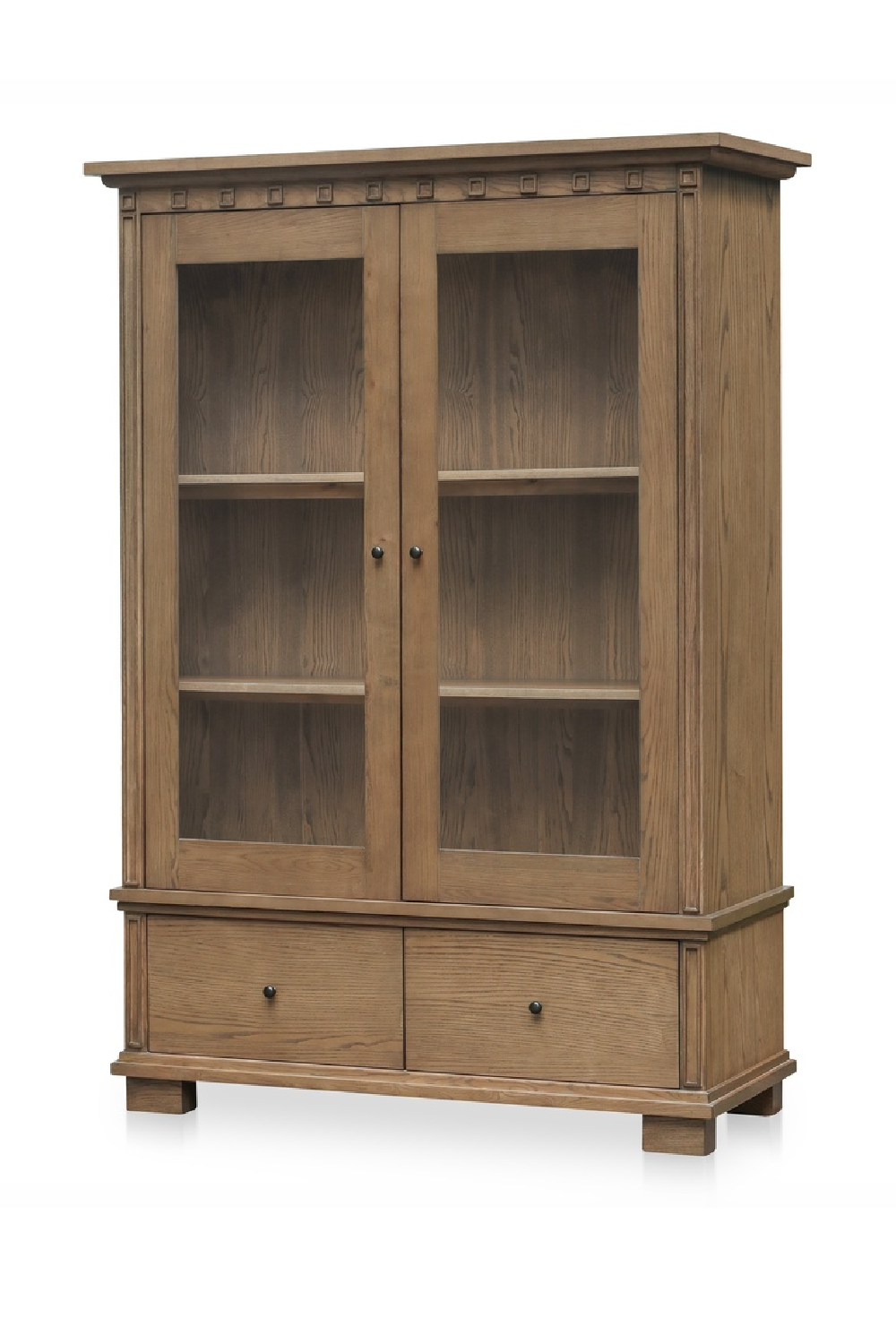 Modern European furniture - Brown Ash 2-Door Tall Cabinet - www.oroa.com | Oroa.com