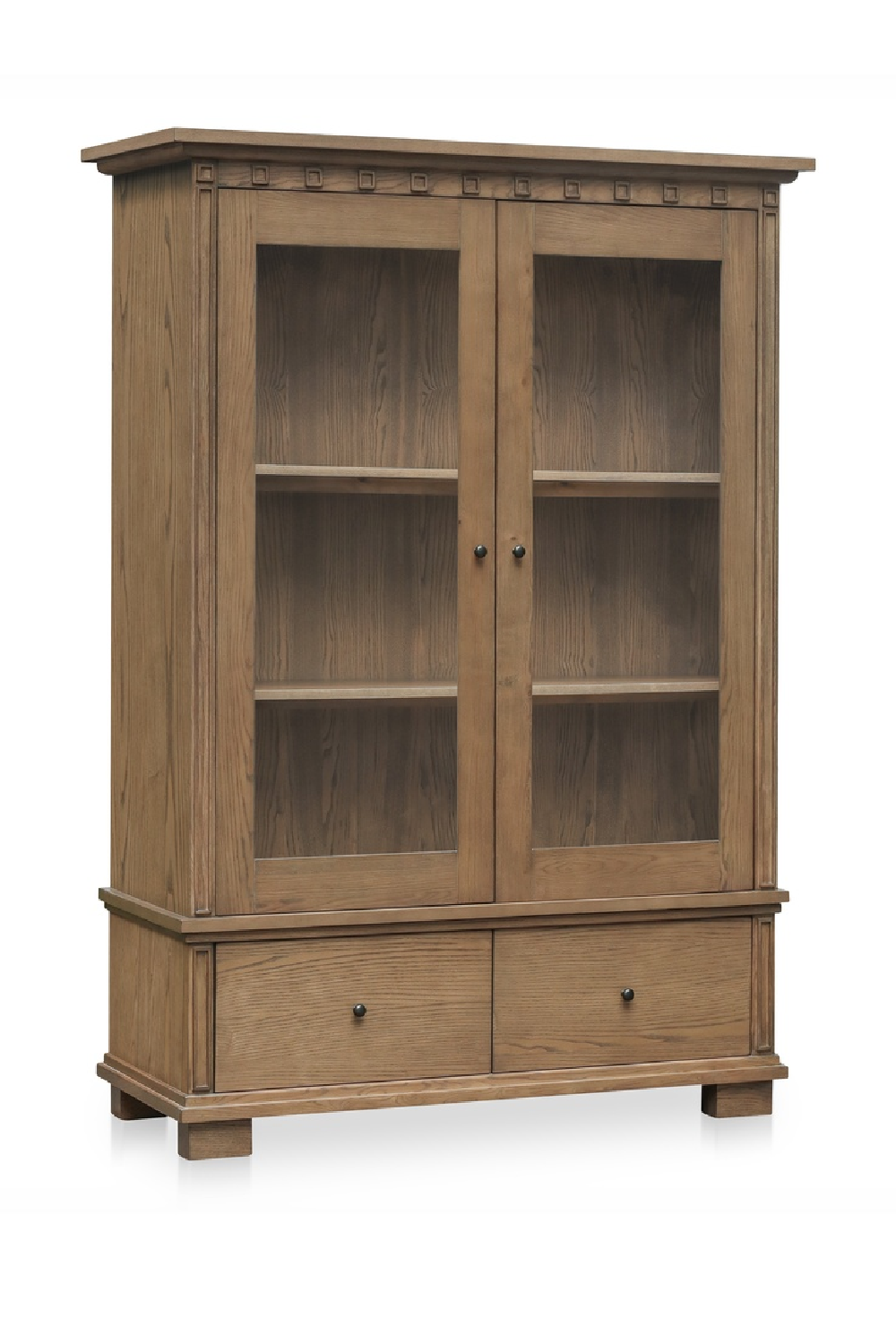 Modern European furniture - Brown Ash 2-Door Tall Cabinet - www.oroa.com | Oroa.com