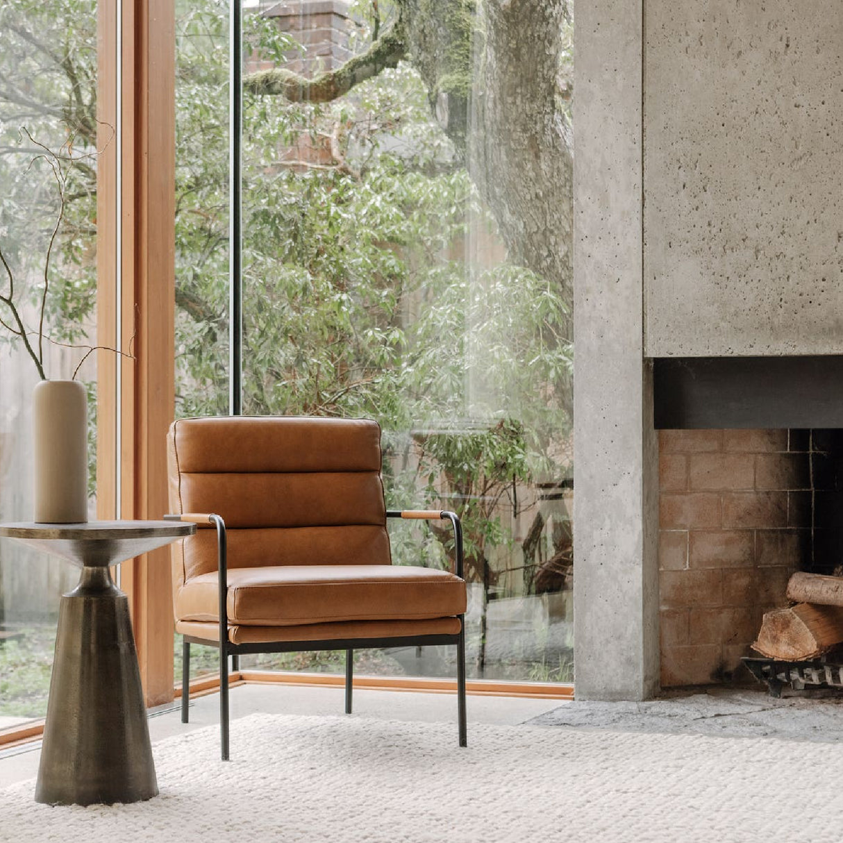 Modern European furniture - Leather Classic Lounge Armchair - www.oroa.com | Oroa.com