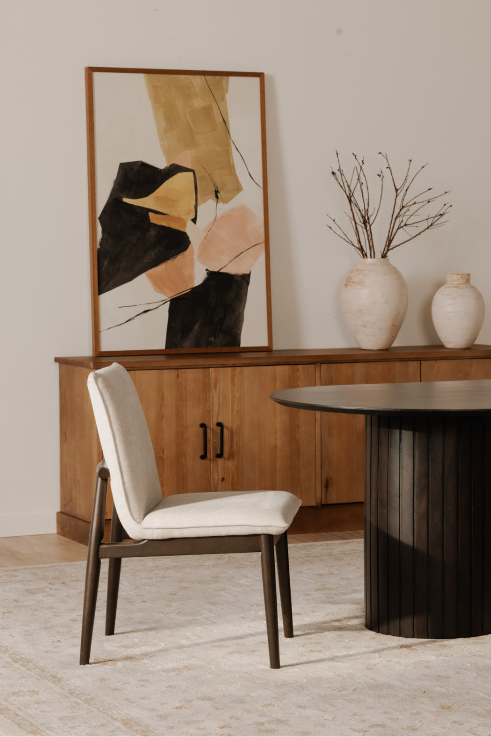 Modern European furniture - Padded Dining Chair Set (2) - www.oroa.com | Oroa.com